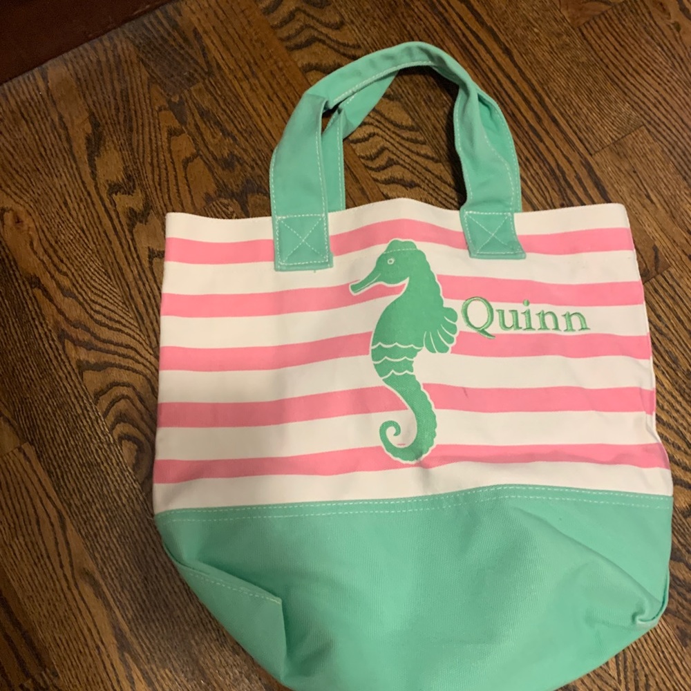 Pottery Barn Kids “Quinn” seahorse beach bag